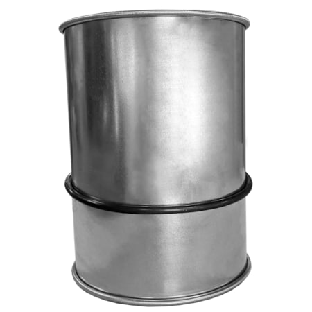 Us Duct Clamp Together Adjustable Sleeve w/ O-ring, 9" Dia, Galv, 22 GA RAS09.G22